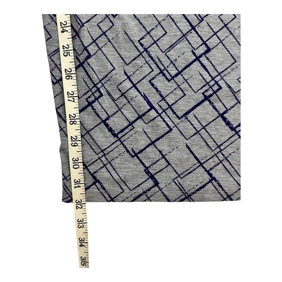 LULAROE Julia Womens Dress Grey Purple Pencil‎ SIZE L - Picture 6 of 6